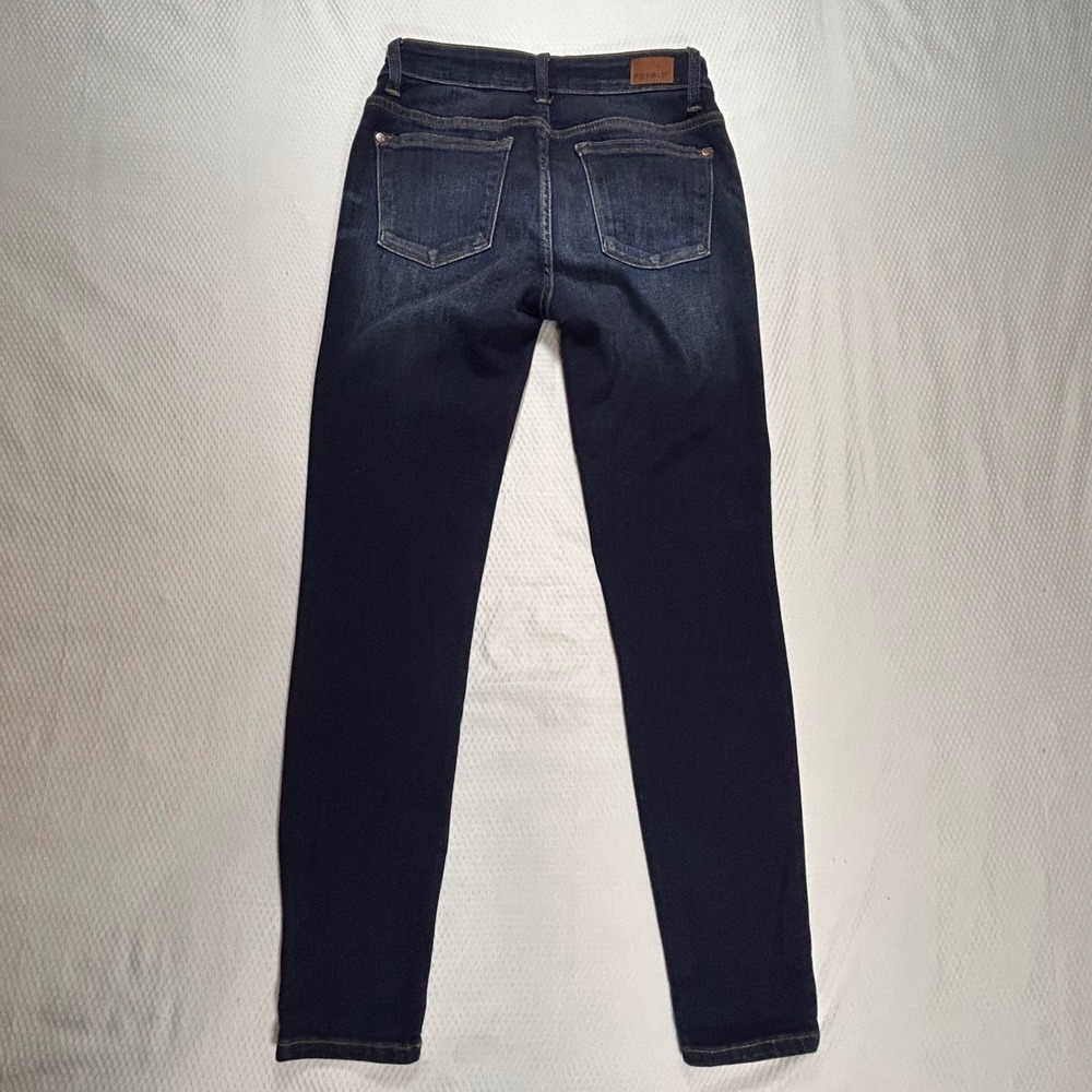 Judy Blue Skinny Fit Dark Wash Denim Jeans JB82110DK Womens Size 5/27 - Picture 8 of 11